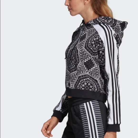 Adidas Cropped Hoodie - Picture 2 of 5